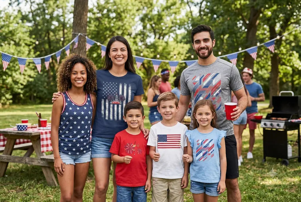 15 Family Matching Shirt Ideas with 4th of July DTF Transfers Your Customers Will Love in 2026