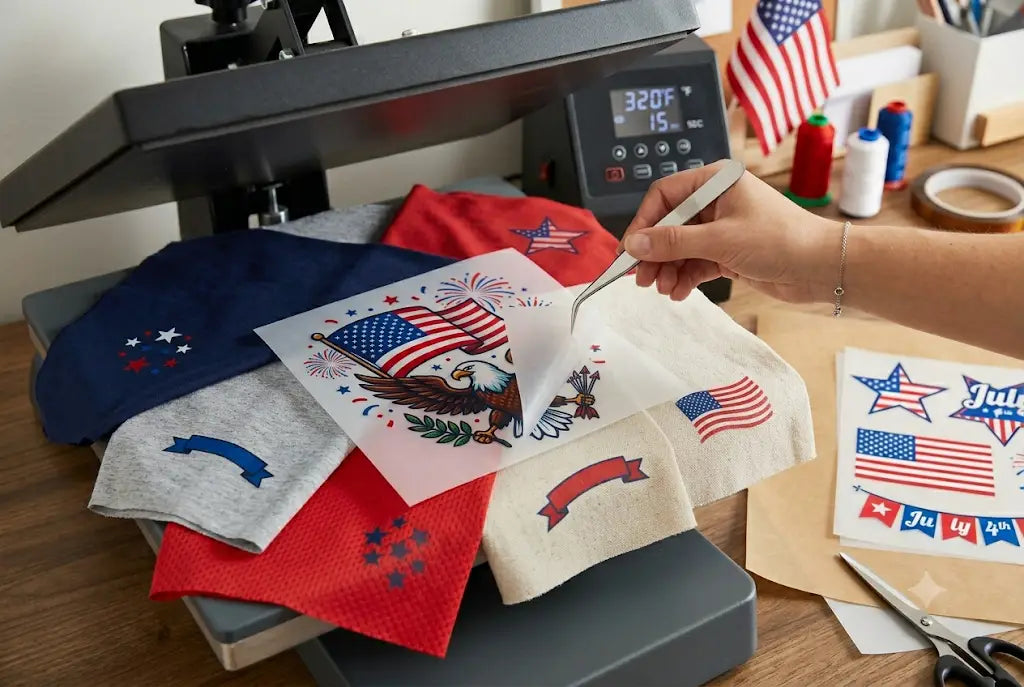 Best Clothing Types and Fabrics for 4th of July DTF Transfers (2026 Guide)