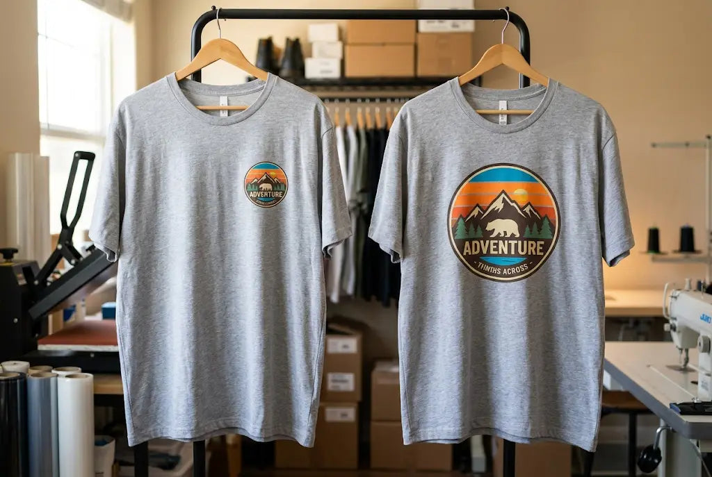 DTF Transfer Size for Plus Size Shirts: Why 12" Looks Wrong and 11" Sells Better