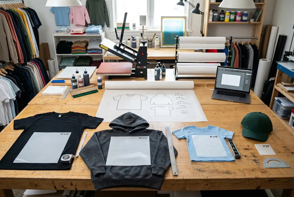 How to Calculate Gang Sheet Size for Different Apparel: T-Shirts, Hoodies, Kids, and Hats
