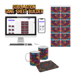 Sublimation Gang Sheet Builder 70" Wide | Custom Full Color Transfer