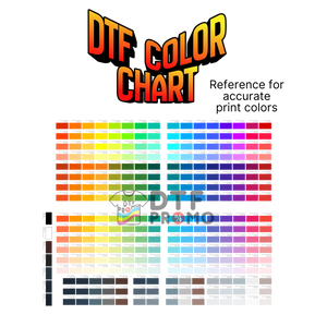 DTF Promo Color Chart