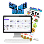 UV DTF Sticker Gang Sheet Builder