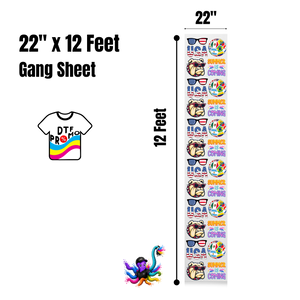 Custom Gang Sheet DTF - Upload