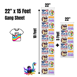 Custom Gang Sheet DTF - Upload
