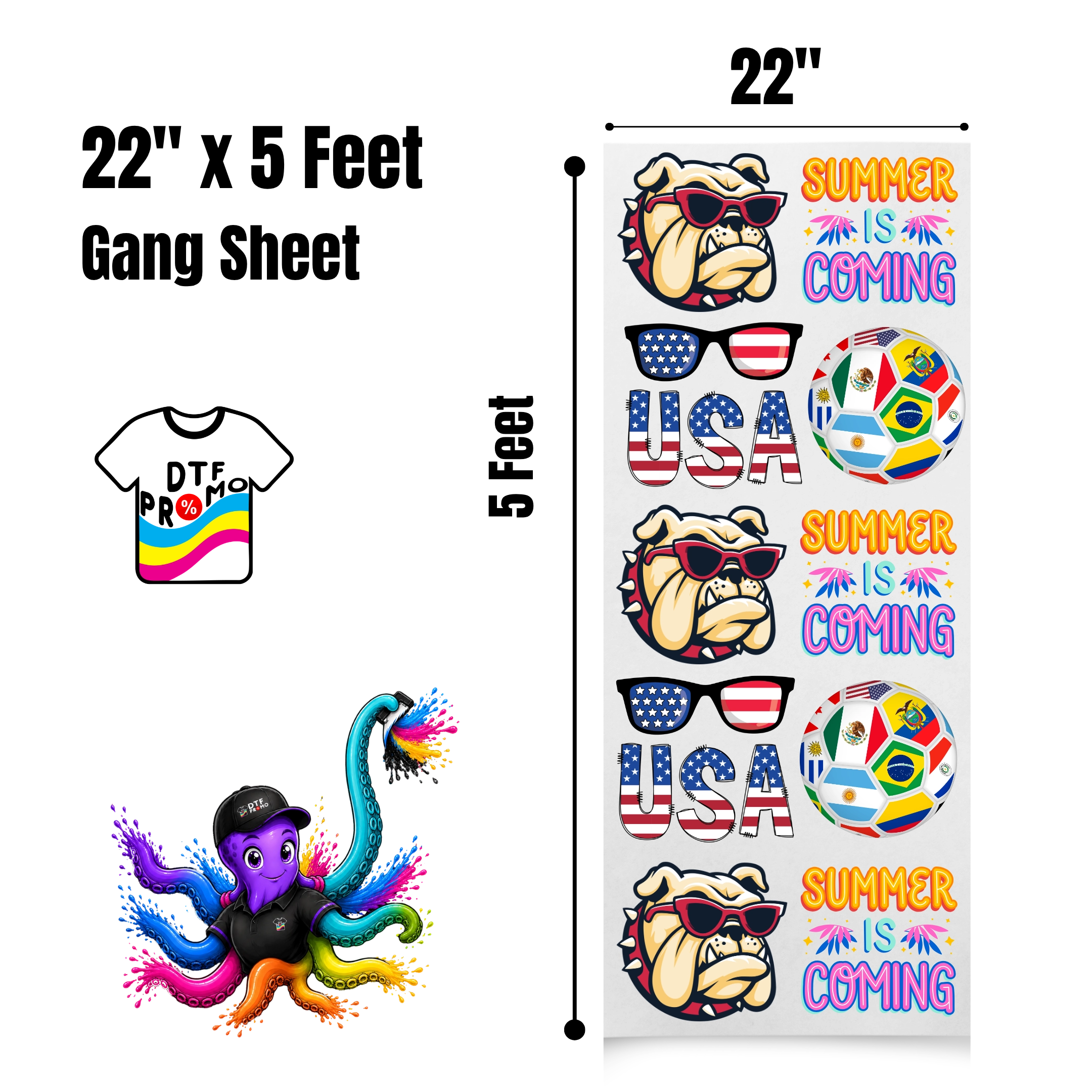 Custom Gang Sheet DTF - Upload