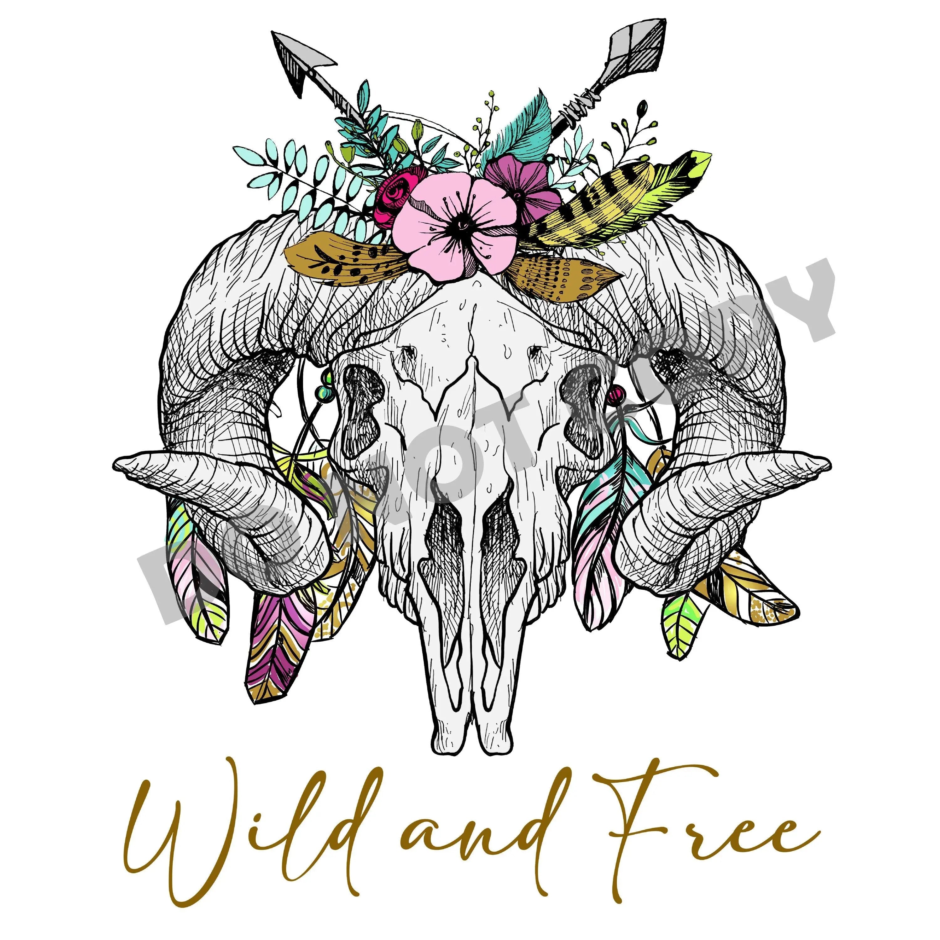 Wild And Free - DTF Transfer - DTF PROMO
