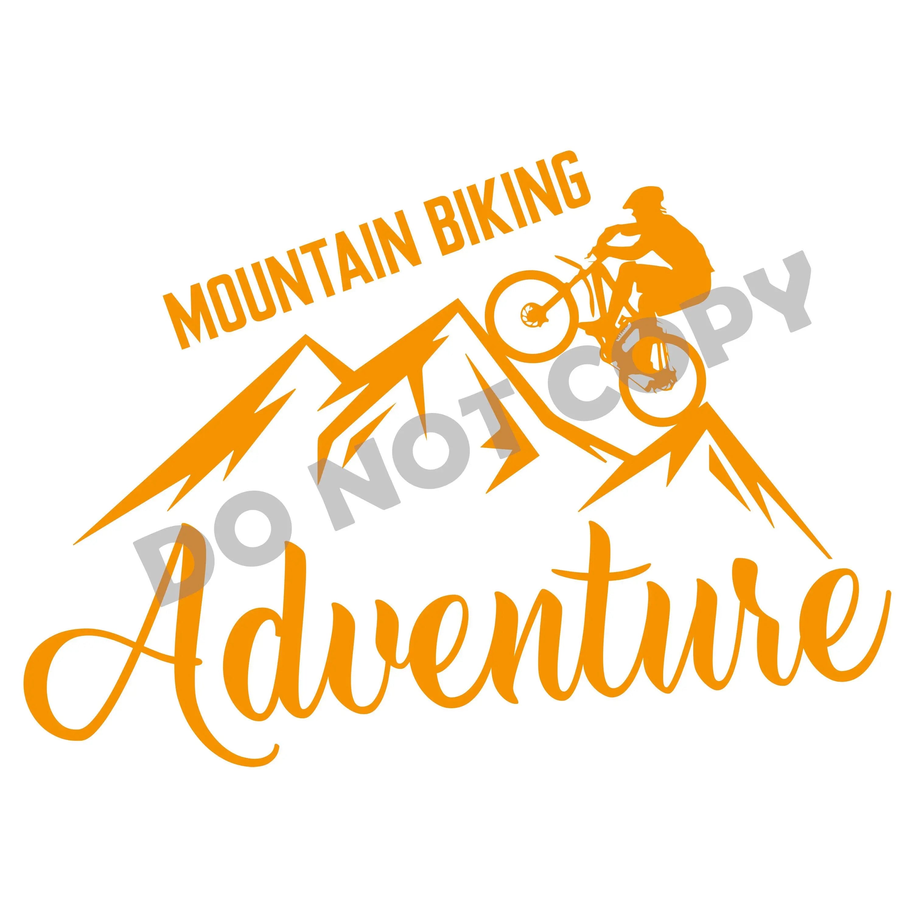 Mountain Biking Adventure - DTF Transfer - DTF PROMO