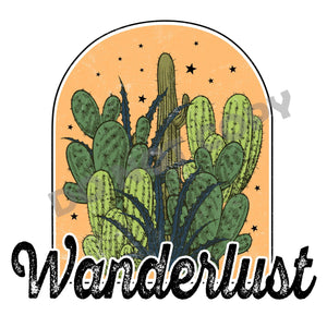 Wanderlust Cactus - DTF Transfer - DTF PROMO