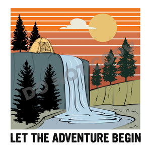 Let The Adventure Begin - DTF Transfer - DTF PROMO