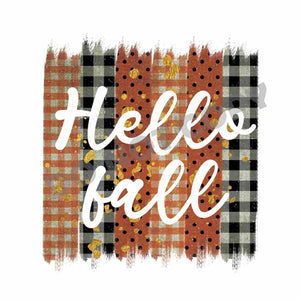 Thanksgiving Hello Fall -DTF Transfer - DTF PROMO