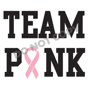 Team Pink - DTF Transfer - DTF PROMO