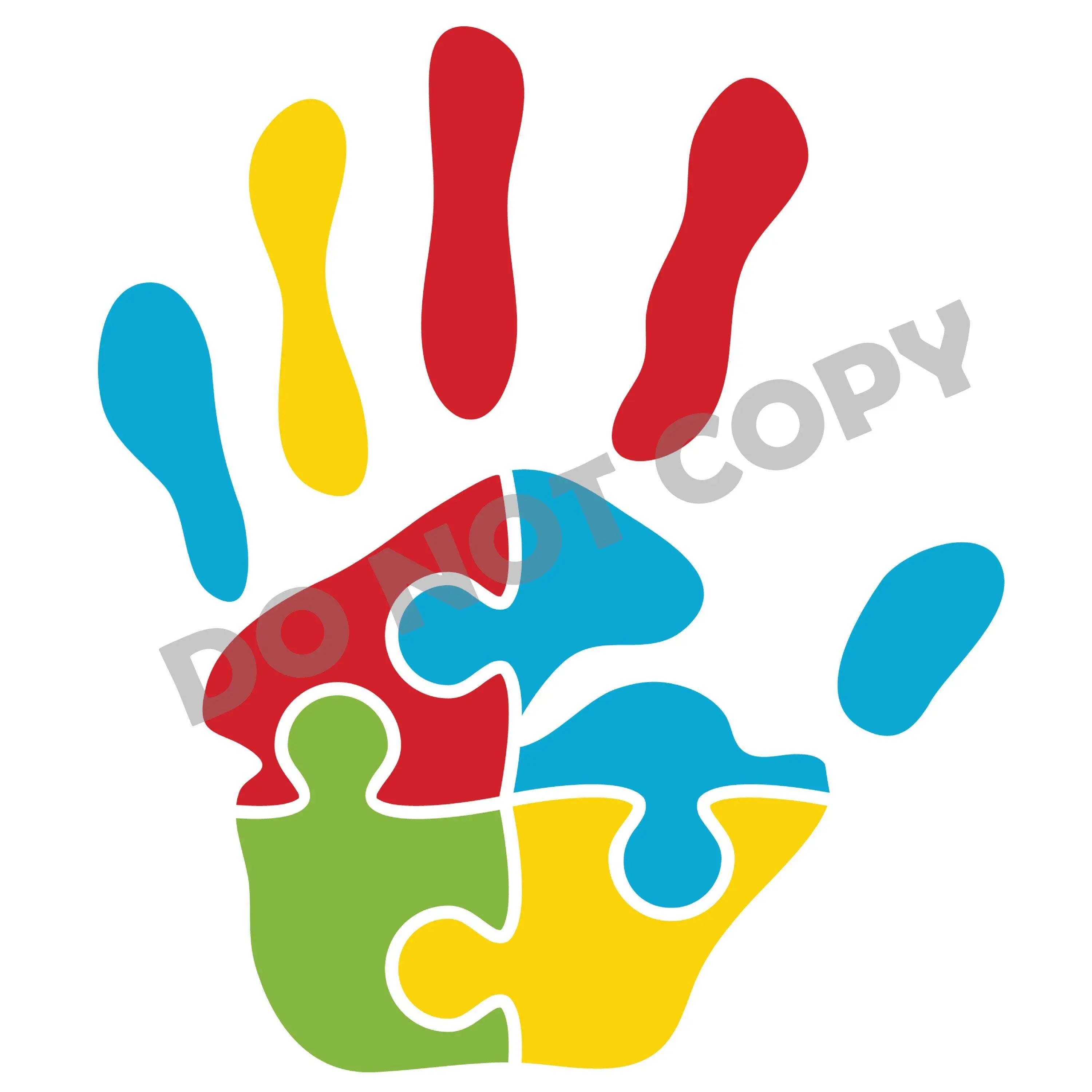 Puzzle Hand - DTF Transfer - DTF PROMO