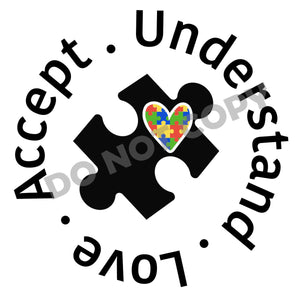 Understand Love Accept - DTF Transfer - DTF PROMO