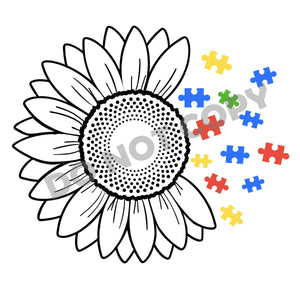 Autism Flower - DTF Transfer - DTF PROMO