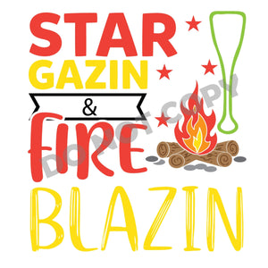 Star Gazin & Fire Blazin -DTF Transfer - DTF PROMO