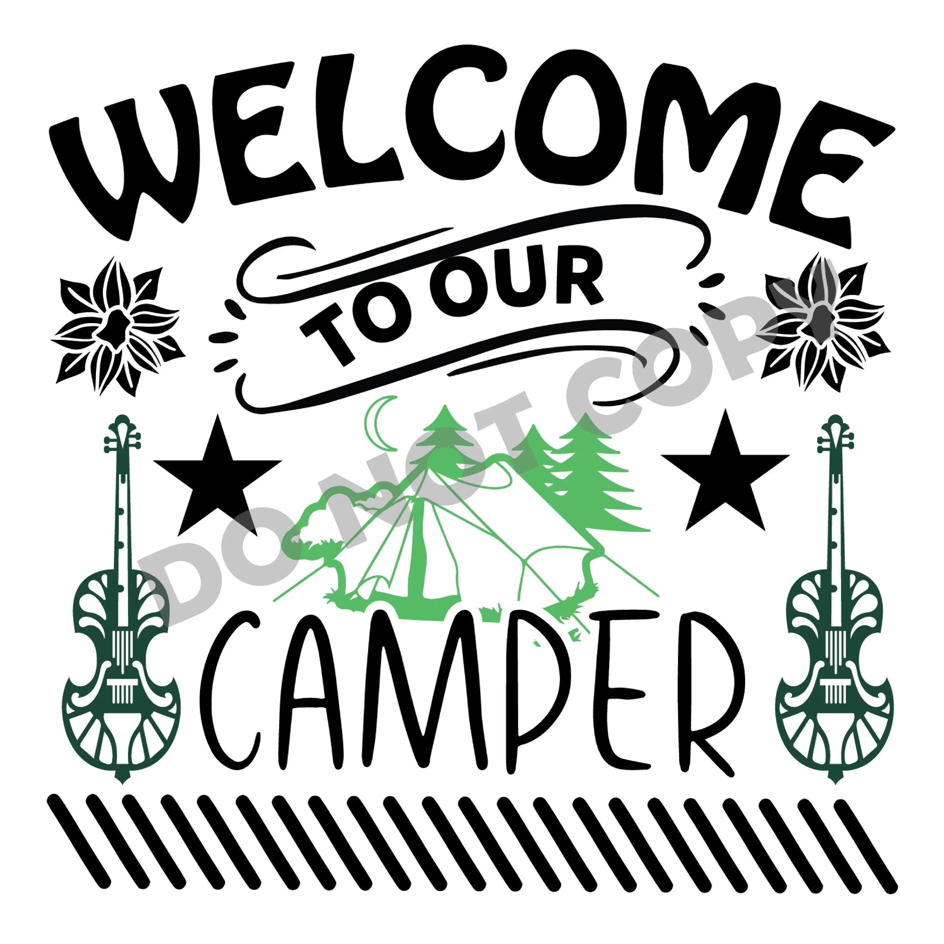 Welcome Camper - DTF Transfer - DTF PROMO
