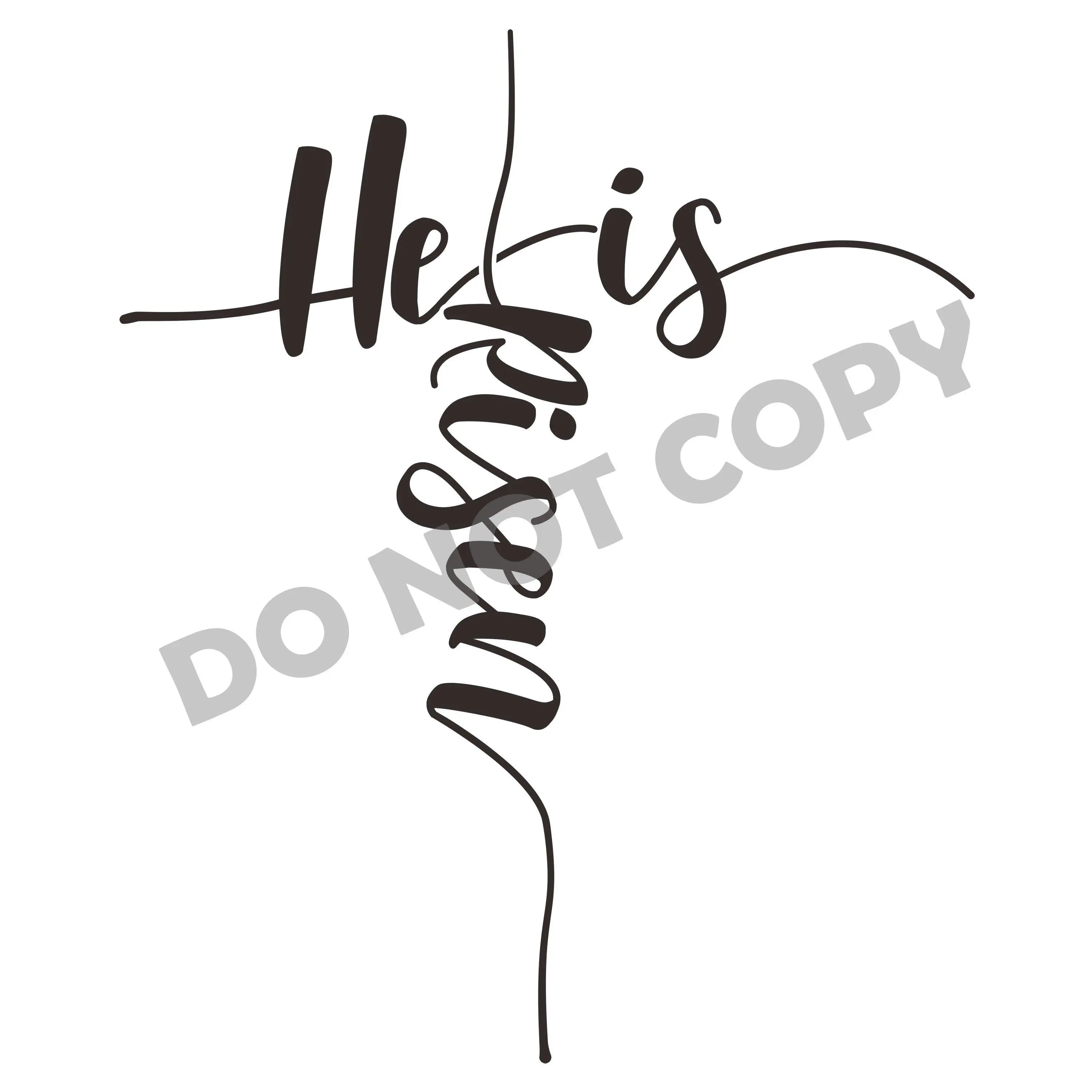 He Is Risen -DTF Transfer - DTF PROMO