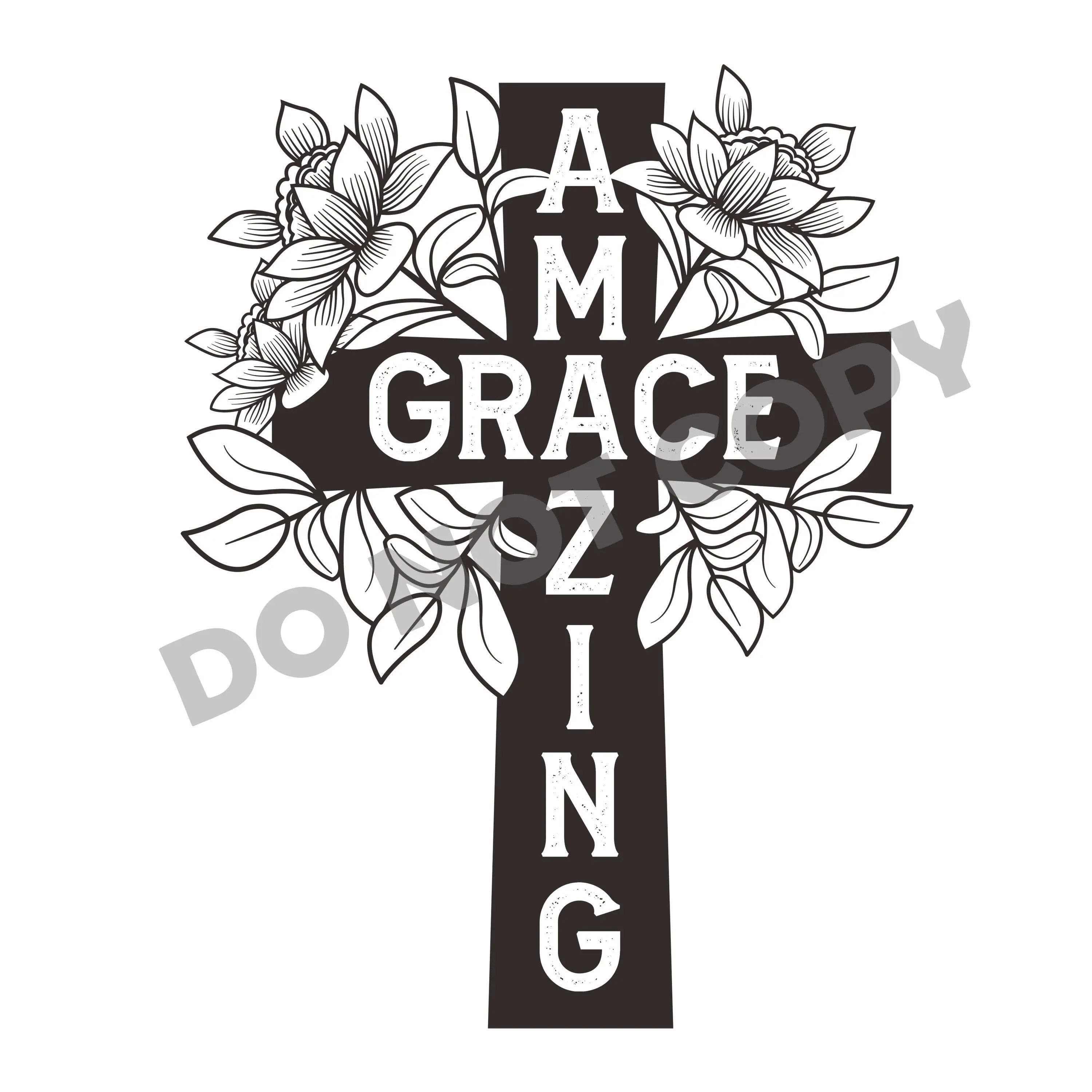 Amazing Grace -DTF Transfer - DTF PROMO