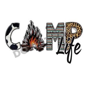 Camp Life - DTF Transfer - DTF PROMO