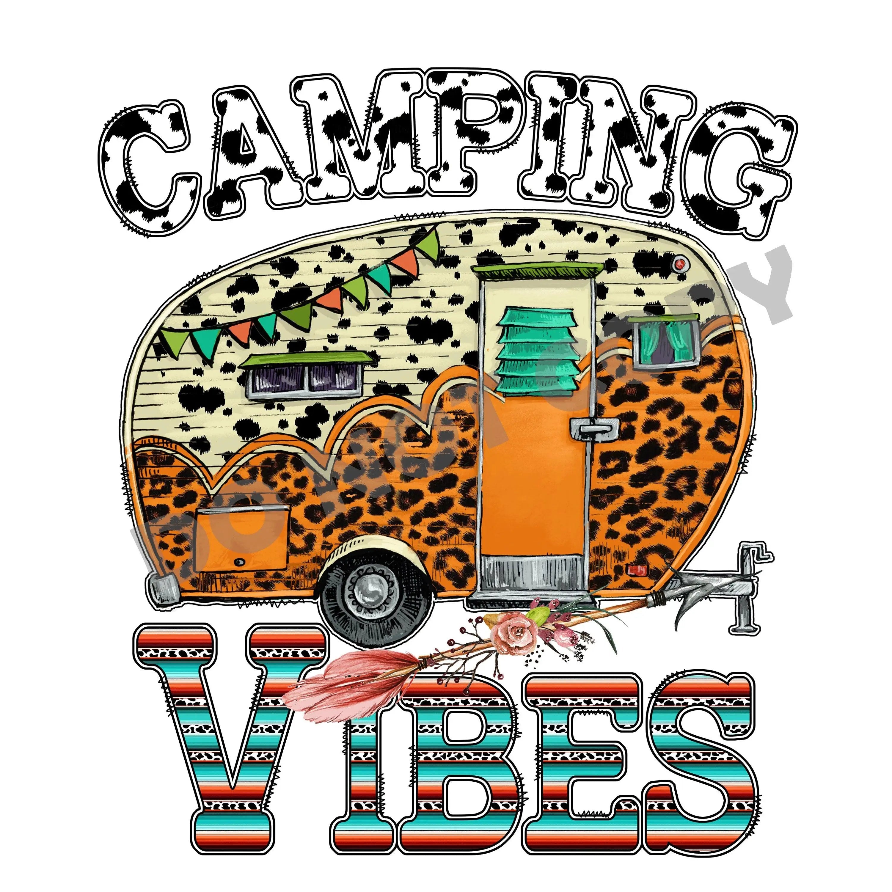 Camping Vibes - DTF Transfer - DTF PROMO