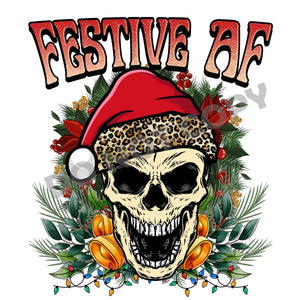 Festive Af -DTF Transfer - DTF PROMO