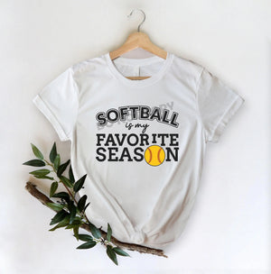 Softball Is My Favorite Season -DTF Transfer - DTF PROMO