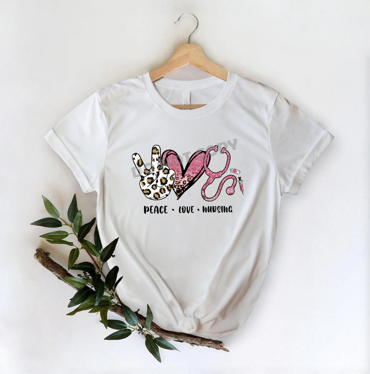 Peace Love Nursing - DTF Transfer - DTF PROMO