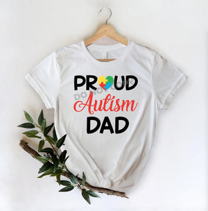 Proud Autism Dad - DTF Transfer - DTF PROMO