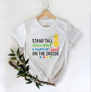 Stand Tall Wear A Crown - DTF Transfer - DTF PROMO