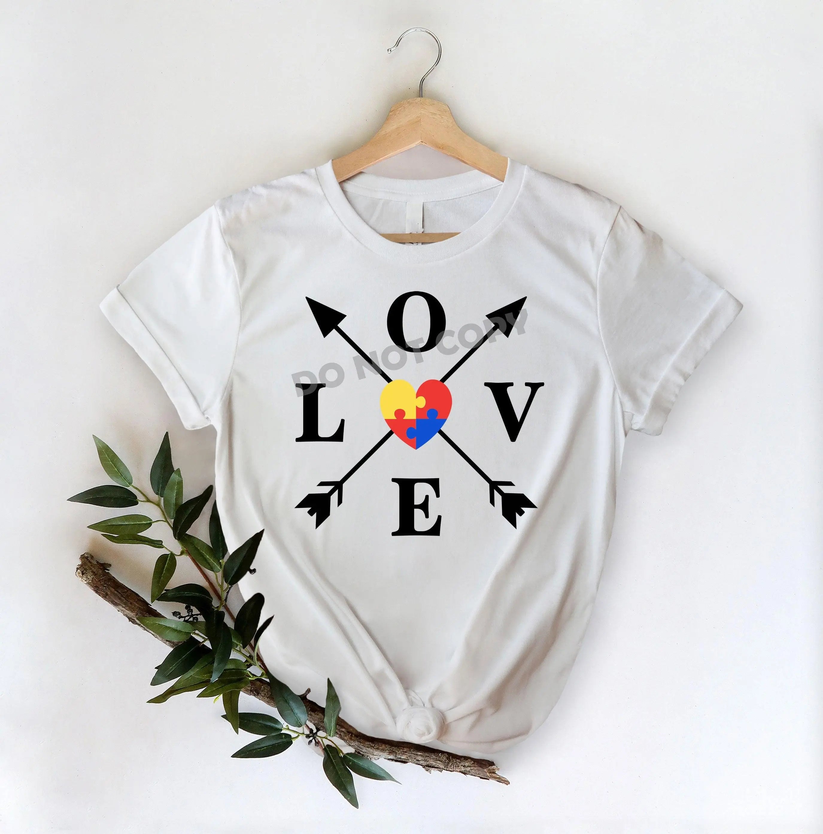 Autism Love Arrow - DTF Transfer - DTF PROMO