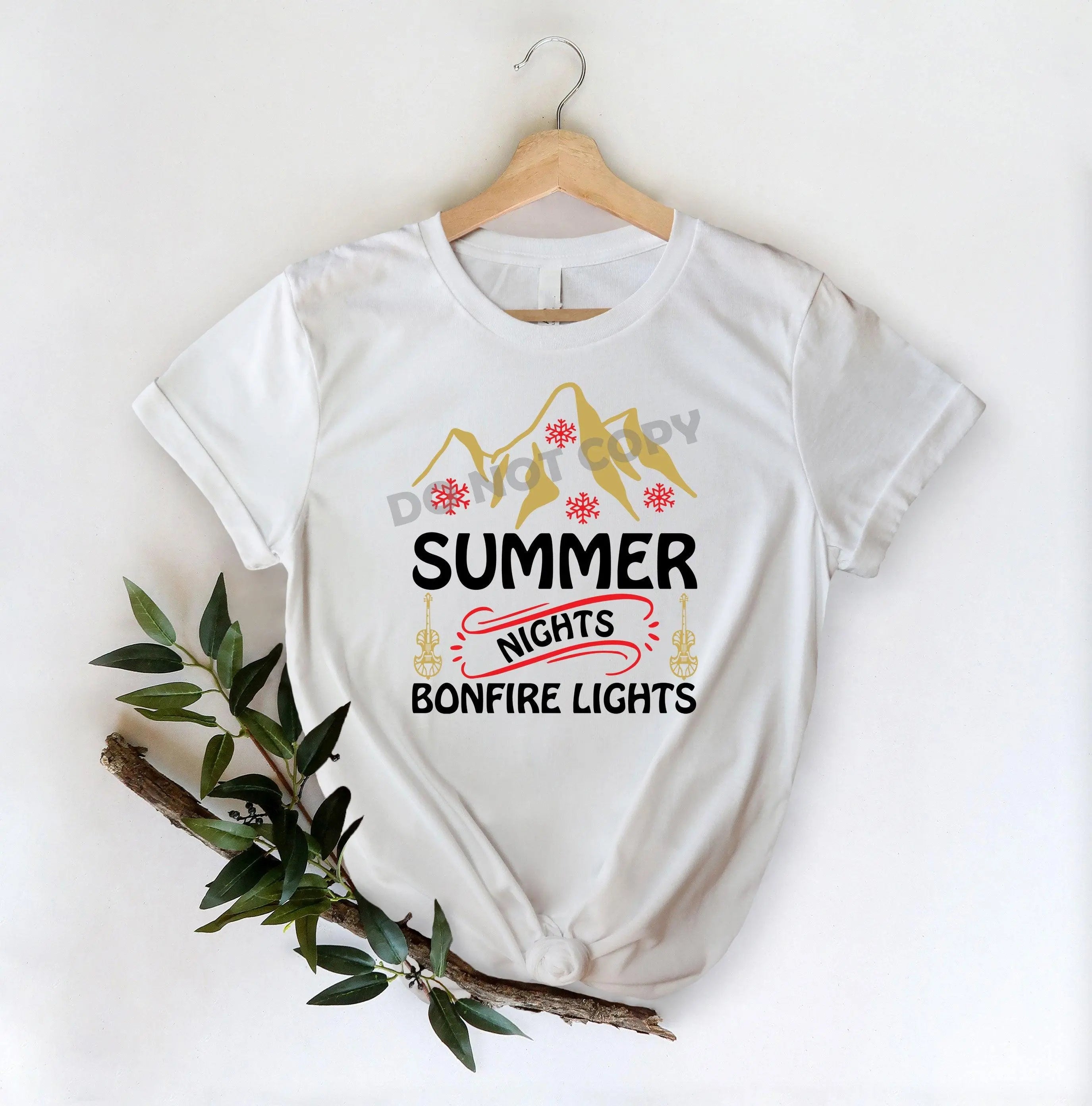 Summer Nights bonfire Lights - DTF Transfer - DTF PROMO