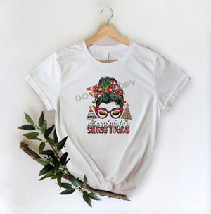 Just A Girl Who Loves Christmas -DTF Transfer - DTF PROMO