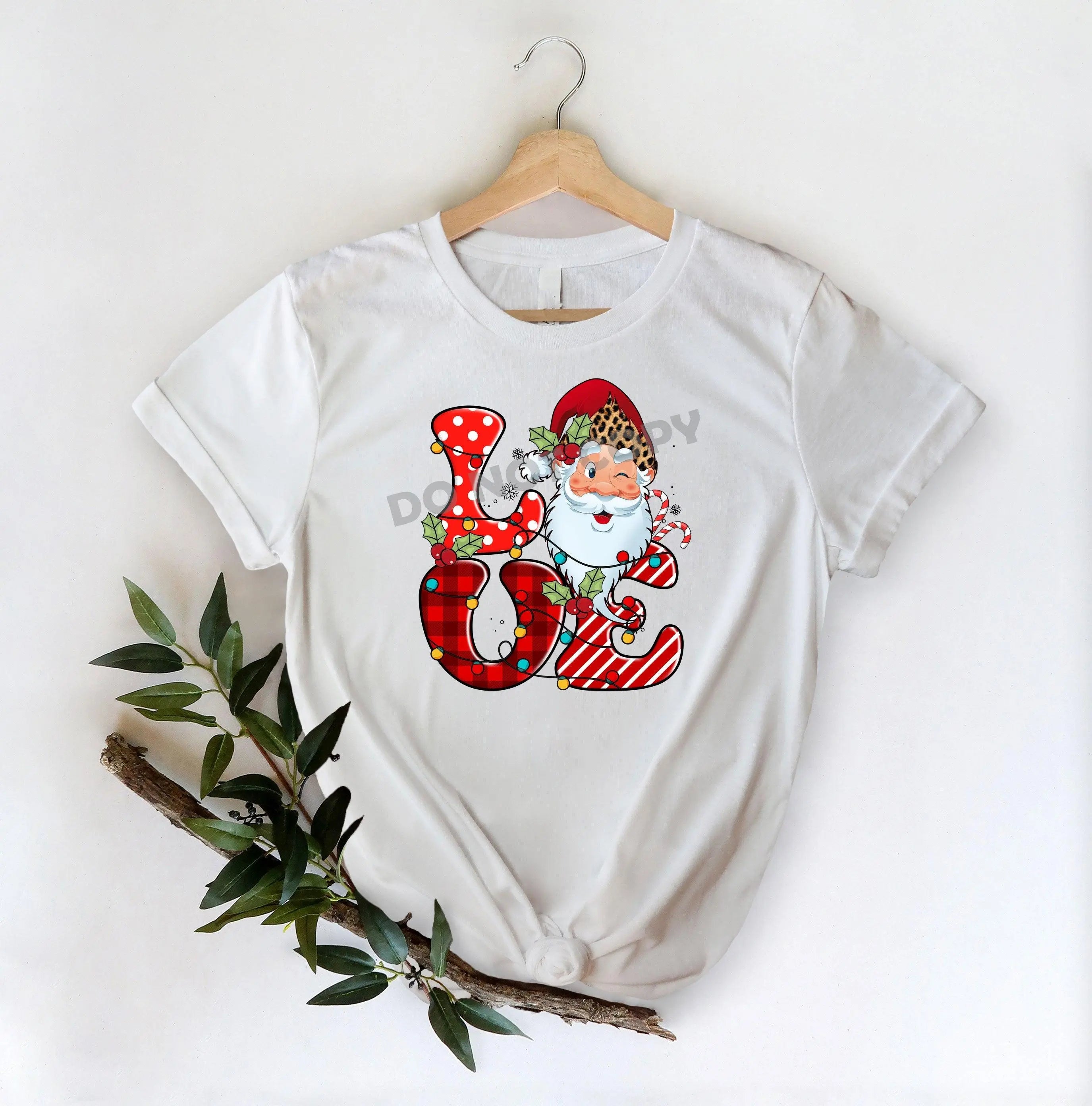 Christmas Love Santa -DTF Transfer - DTF PROMO
