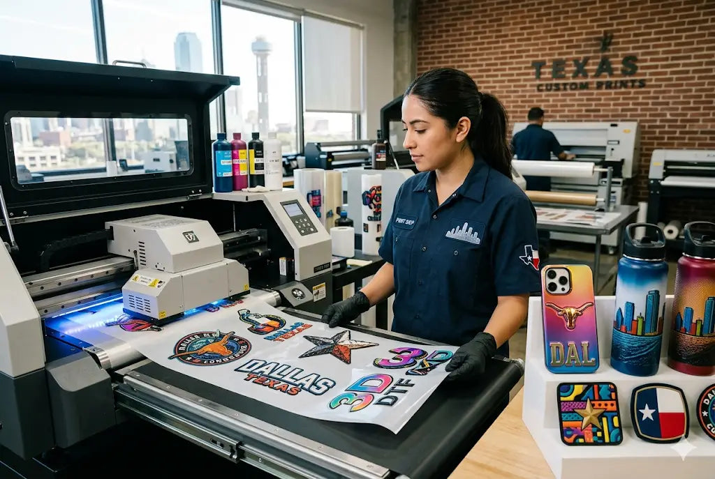 Benefits of 3D UV DTF TPU Printing for Print Shops in Dallas, Texas