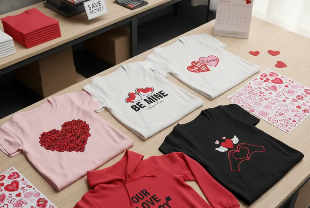 Best-Selling Valentine’s Day DTF Transfer Designs for T-Shirts & Hoodies