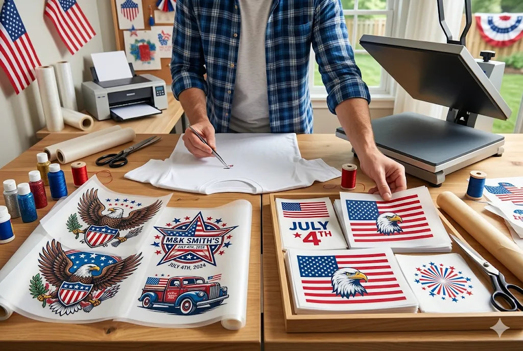 Custom vs. Ready-to-Press 4th of July DTF Transfers: What to Choose This Year