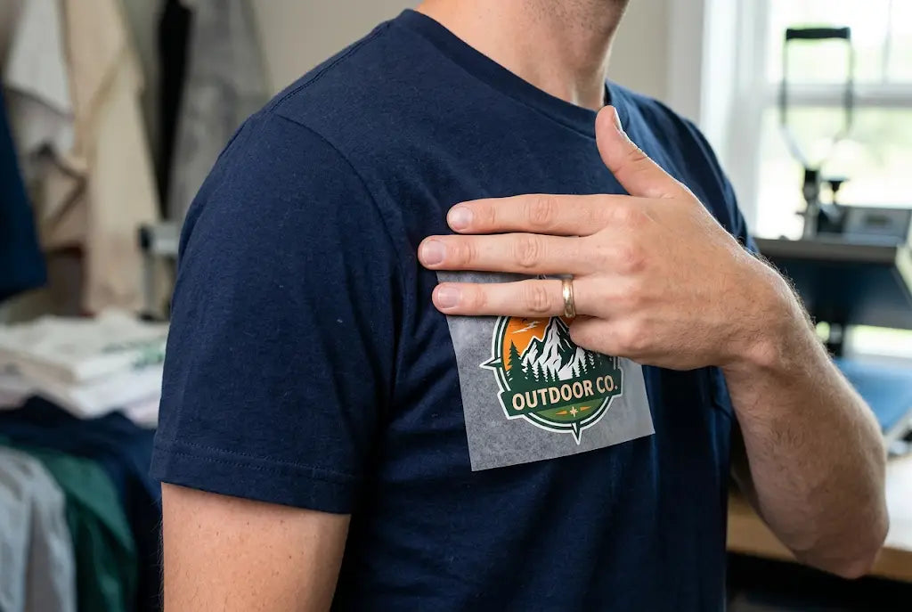 Left Chest DTF Placement: The 3-Finger Rule That Actually Works