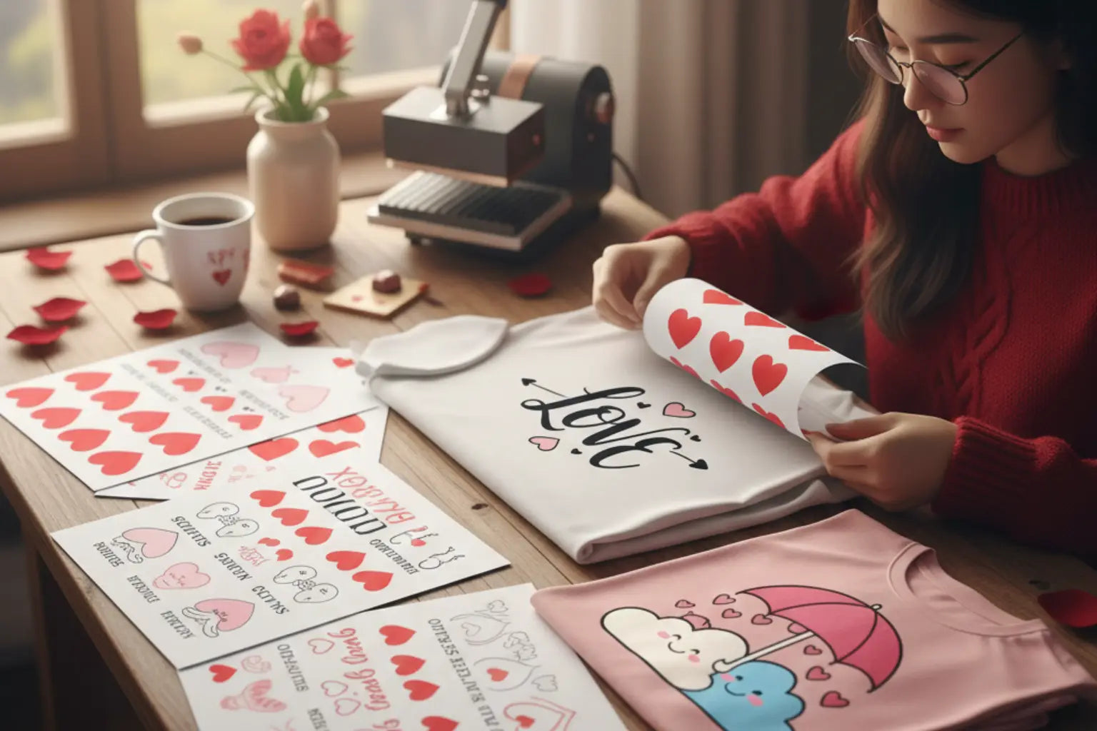 Valentine’s Day Shirt Ideas with DTF Printing