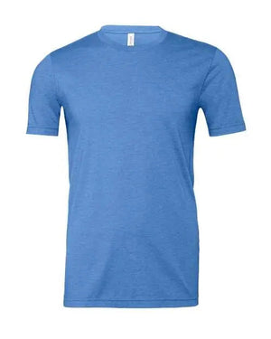 BELLA + CANVAS - Jersey Tee - 3001 - Heather Colombia Blue - DTF PROMO
