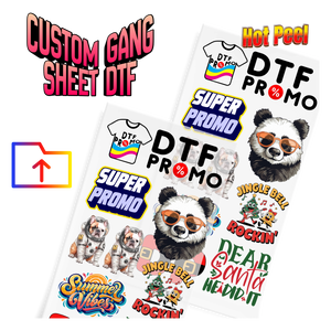 Custom Gang Sheet DTF - Upload