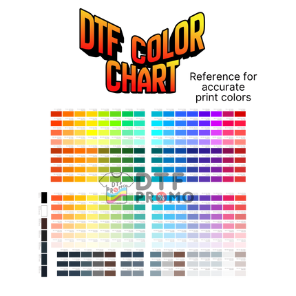 DTF Promo Color Chart