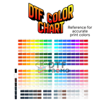DTF Promo Color Chart