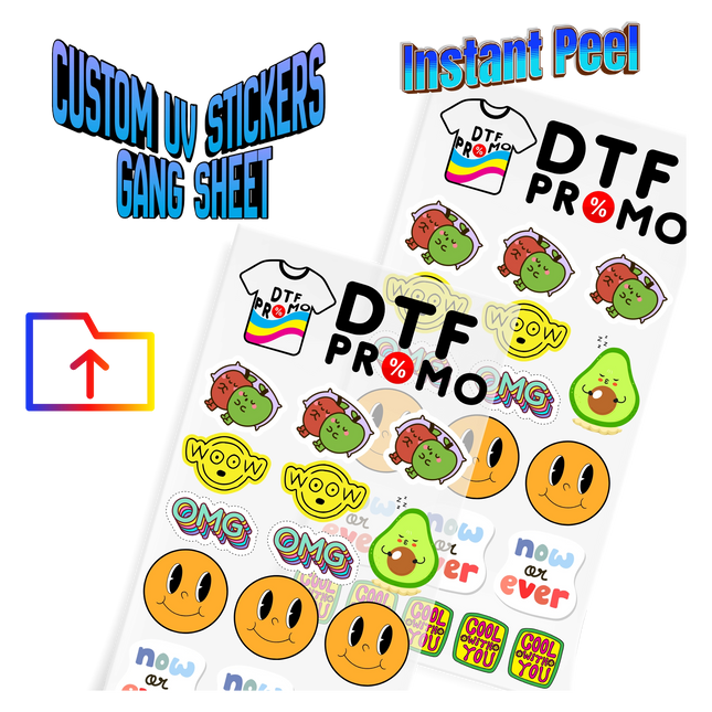 Upload Your UV DTF Sticker Gang Sheet