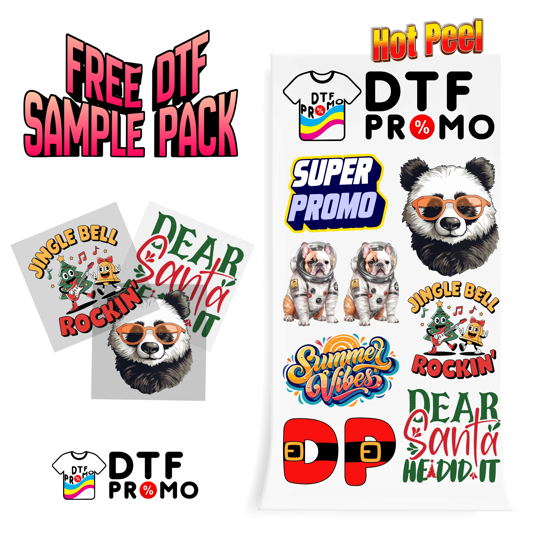 DTF sample pack