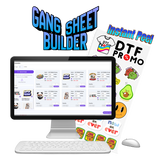 UV DTF Sticker Gang Sheet Builder