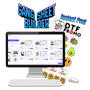 UV DTF Sticker Gang Sheet Builder