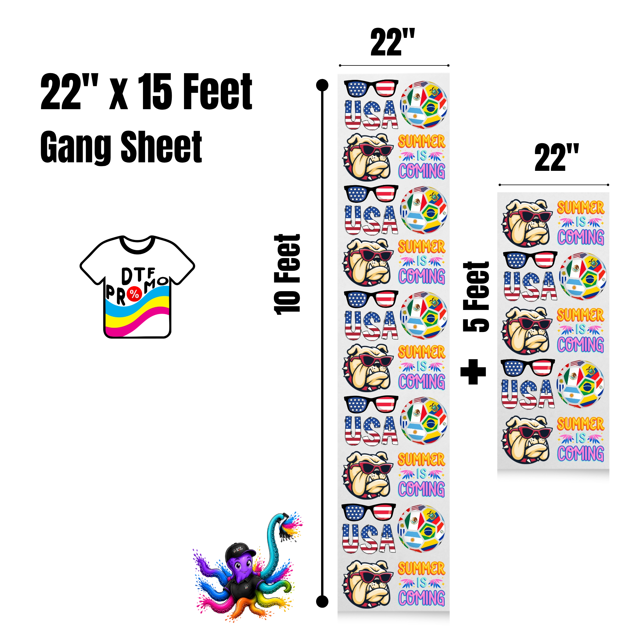Custom Gang Sheet DTF - Upload