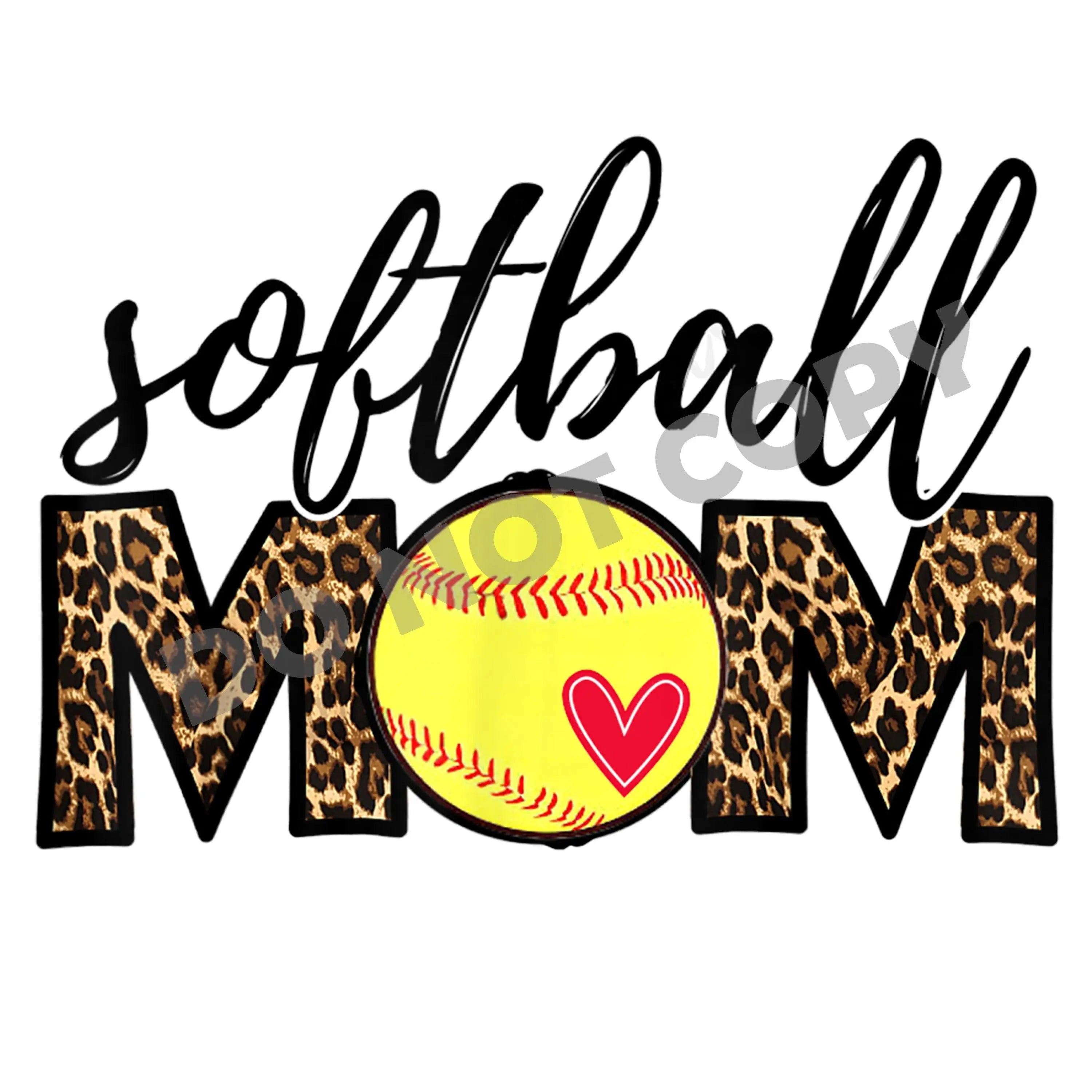 Softball Mom -DTF Transfer - DTF PROMO