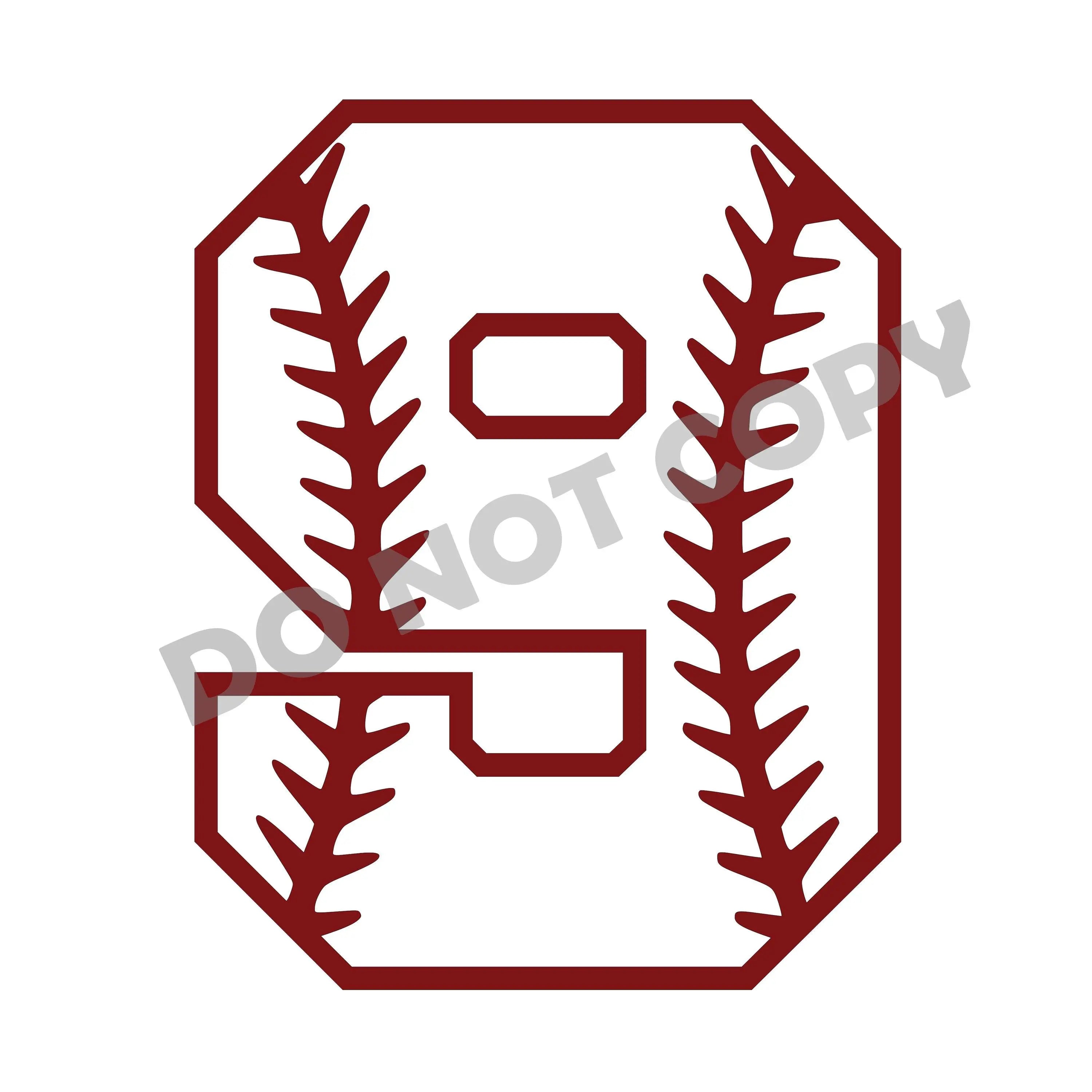 Baseball Number -DTF Transfer - DTF PROMO